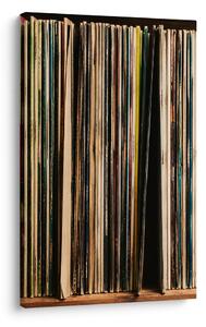 Quadro su tela – Collezione di vecchi LP