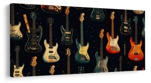 Quadro su tela – Motivo vintage chitarra