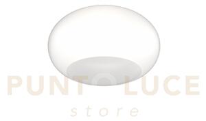 Casper plafoniera 42 cm 3 luci attacco e27 montatura bianca vetro b