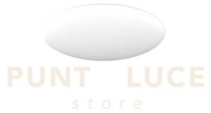 Discovery applique plafoniera d.50 cm 3 luci attacco e27 vetro bian