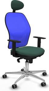 Sedia da ufficio con poggiatesta Jorquera Piqueras y Crespo 1D086G1 verde