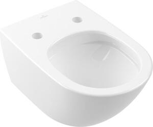 Villeroy & Boch Subway 3.0 WC à fond creux, suspendu, ovale, sans bord, TwistFlush, 370x560x360mm, 4670T0T2, 4670T0T2