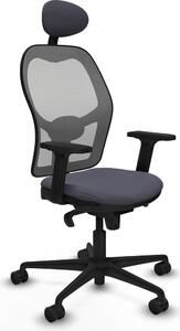 Sedia da ufficio con poggiatesta Piqueras y Crespo 2D036N1 Grigio scuro