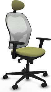 Sedia da ufficio con poggiatesta Piqueras y Crespo 3D036N1 verde