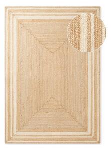 Tappeto color crema/di colore naturale in iuta reversibile/tessuto a mano 160x230 cm Jutta – Hanse Home