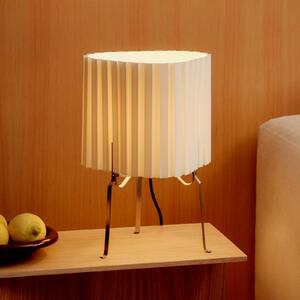 HAY Lampada da tavolo Canelé, Bianco / Opale, Soggiorno / Sala da pranzo, Tessuto / Stoffa / Seta, Design, Lampada da tavolo