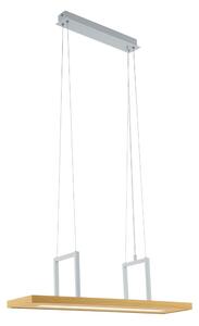 Lampada a sospensione a LED bianco rovere Tondela