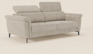 Capri divano letto di design con piedini alti - poggiatesta reclinabil