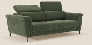 Capri divano letto di design con piedini alti - poggiatesta reclinabil