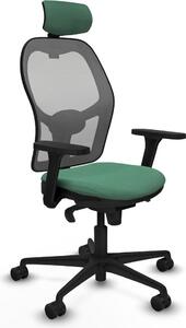 Sedia da ufficio con poggiatesta Piqueras y Crespo 3D036N2 Verde smeraldo