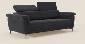 Capri divano letto di design con piedini alti - poggiatesta reclinabil