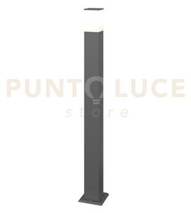 Nizza palo 100cm 1 luce attacco e27 grigio antracite ip44 ik06 in a