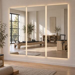 Parete a specchio da palestra con luce LED F9