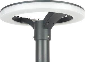 Testa della lanterna diametro 36,5 cm LED 44W grigio scuro IP65 SU-MA STR-HEAD