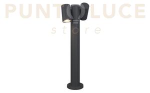 Oslo palo 50cm 2 luci grigio antracite ip65 non incluse