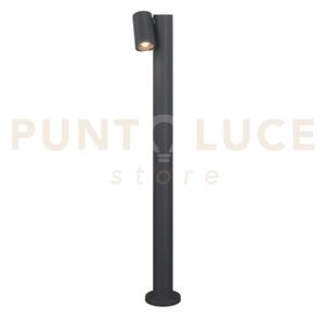 Oslo palo 80cm 1 luce attacco gu10 grigio antracite ip65