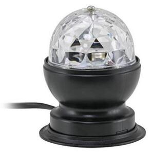 Briloner 7357-015 - SFERA LED da tavolo effetto luci discoteca DISCO LIGHT 1xE27/3W/230V