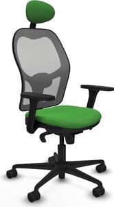 Sedia da ufficio con poggiatesta Piqueras y Crespo 3D036N1 verde