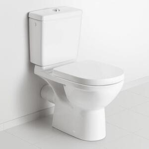 Villeroy & Boch WC per combinazione WC O.novo Washdown WC open flush rim bianco lucido senza sedile WC e cassetta 5661RO01