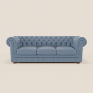 Chester 4 Posti 3 sedute in Vera Pelle – Chesterfield Capitonné Artigi