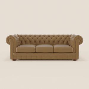 Chester 4 Posti 3 sedute in Vera Pelle – Chesterfield Capitonné Artigi