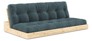 Divano letto in velluto a coste blu 196 cm Base - Karup Design