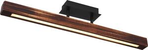 Globo Lighting plafoniera in metallo nero opaco, LED