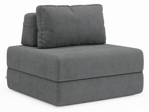 Rift poltrona letto con materasso alto 24 cm e memory foam - schienale