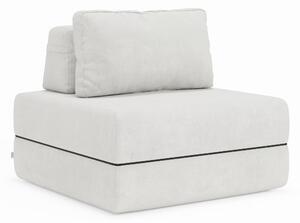 Rift poltrona letto con materasso alto 24 cm e memory foam - schienale