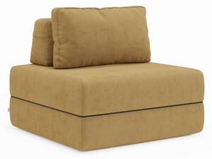 Rift poltrona letto con materasso alto 24 cm e memory foam - schienale