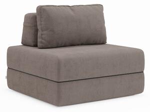 Rift poltrona letto con materasso alto 24 cm e memory foam - schienale