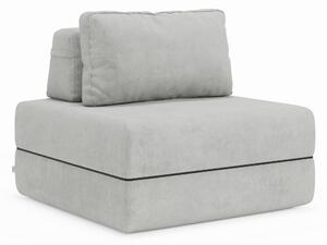Rift poltrona letto con materasso alto 24 cm e memory foam - schienale