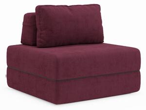 Rift poltrona letto con materasso alto 24 cm e memory foam - schienale