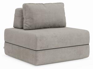Rift poltrona letto con materasso alto 24 cm e memory foam - schienale