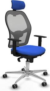 Sedia da ufficio con poggiatesta Piqueras y Crespo 1D086G2 Blu