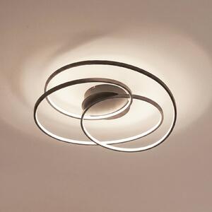 Plafoniera a LED Kateryna Lindby, dimmerabile, Nero, Soggiorno / Sala da pranzo, Moderno, Plafoniera LED