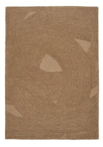 Tappeto colore naturale scuro in lana tessuto a mano 200x300 cm Pune – House Nordic