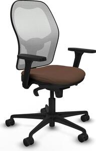 Sedia da ufficio Piqueras y Crespo 3D036N0 Bianco Marrone scuro