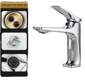 Rubinetto per lavabo, monocomando, design contemporaneo, sconto 1