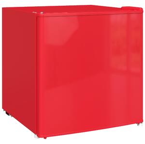 HOMCOM Congelatore da Tavolo con Capacità 35 Litri, Piccolo Congelatore con Porta Reversibile, Rosso | Aosom Italy