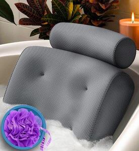 Lussuoso cuscino da bagno per rilassanti serate nella vasca da bagno - Sostegno per collo e spalle
