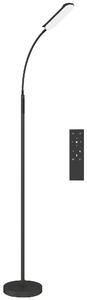 HOMCOM Lampada da Terra ad Arco Moderna 18W LED, Collo d'Oca Regolabile, Telecomando Magnetico, Controllo Touch | Aosom Italy