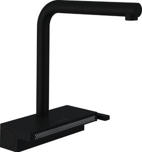 Hansgrohe Aquno Select M81 rubinetto da cucina verticale nero 73836670