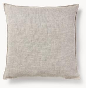 Cuscino decorativo grande in misto lino Lennon, 70 x 70 cm