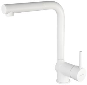 Deante Aster rubinetto da cucina verticale bianco BCAA73M