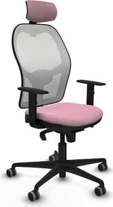 Sedia da ufficio con poggiatesta Piqueras y Crespo 1D036G2 Rosa