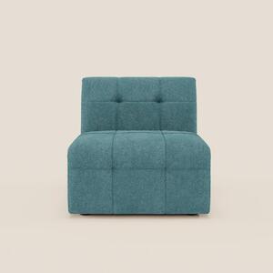 Mosaic modulo poltrona 77 cm in bouclé - capitonné e design in tessuto