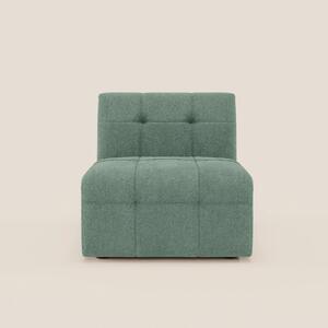 Mosaic modulo poltrona 77 cm in bouclé - capitonné e design in tessuto