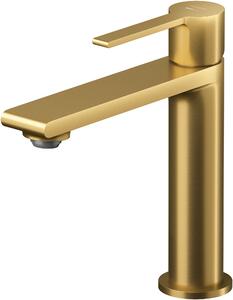 Cersanit Virgo rubinetto per lavabo verticale oro S951-865