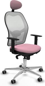 Sedia da ufficio con poggiatesta Jorquera Piqueras y Crespo 1D086G1 Rosa